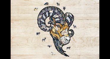 Eco Wood Art Houten Legpuzzel Ram, Size L, 2222, 54,5x38,8x0,5cm