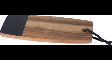 Cosy& Trendy Serveerplank met krijtvlak - Acacia 30 x 13 cm