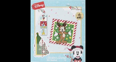 Diamond Stickers - Kerst Mickey Mouse - Sticker scene