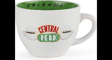 Friends - Central Perk - Capuccino Mok XL - Wit en Groen - 630ml