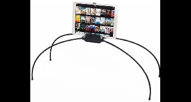LuxeBass Spider Stand Flexibele Telefoonhouder en Tablethouder | 4 t/m 13 inch | Geschikt voor Strand Vloer Meubels - LB515