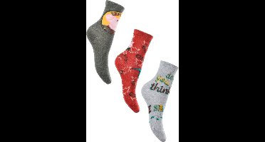 Peppa Pig - sokken Peppa Pig - jongens - 3 paar - maat 27-30