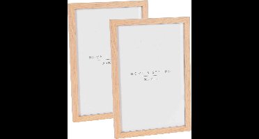 Home & Styling Houten fotolijsten - 2 st - geschikt voor een foto van 20 x 30 cm