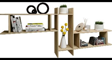 VCM Houten wandplank Hangende plank Boekenplank Wandplank Decoplaat Sirola Maxi Houten wandplank Hangende plank Boekenplank Wandplank Decoplaat Sirola Maxi