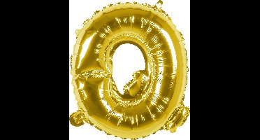 Boland - Folieballon 'Q' goud Q - Goud - Letterballon