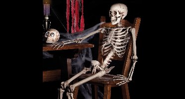 Boland - Decoratie Skelet wit (XL) - Piraten;Horror - Piraten- Horror