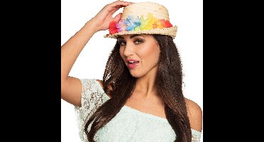 Boland - Hoed Aruba - 59 - Volwassenen - Unisex - Hawaii - Strandfeest - Themafeest