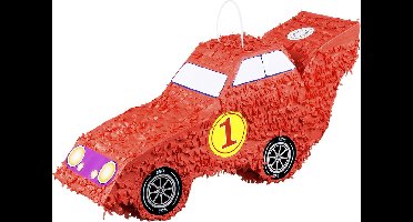 Boland - Piñata Raceauto - Verjaardag, Kinderfeestje, Themafeest - Voertuigen