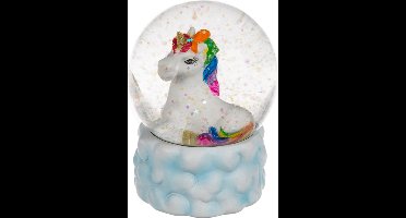 Glitterbal Unicorn - Schudbol - Glitterbol - Sneeuwbol - Sneeuwbollen - Eenhoorn - Glitter Globe