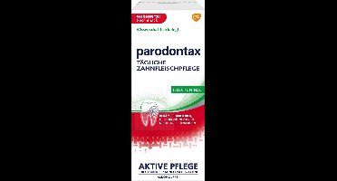 Parodontax Mondwater kauwgomverzorging verse munt, 300 ml