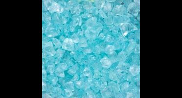 Decoratieve Gekleurde Glassteentjes / Gekleurd Glas - Turquoise - 4-10mm - 1kg