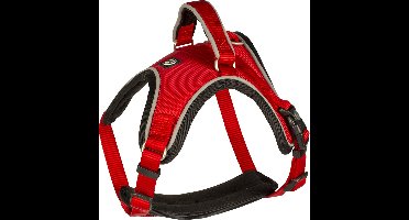Duvoplus - Hondentuigje - Hond - Explor West Harnas Nylon Xl 65-80cm/25mm Rood - 1st