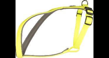 Duvoplus - Hondentuigje - Hond - South Harnas Pvc 40-50cm/15mm Neon Geel - 1st