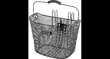 M-wave Fietsmand - Ba-F Hang - Staal - Zwart