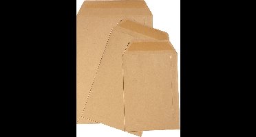 Envelop Quantore loonzak 95x145 70gr bruin 1000stuks