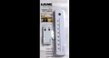 Luume Kastlamp - afstandsbediening - 8 LED lampen - wit - 20 cm - dimbaar