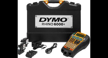DYMO Rhino 6000+ Industriële labelmaker in harde kofferset | Labelprinter boordevol functies met PC-aansluiting