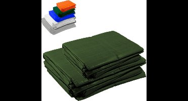 Groen afdekzeil bache bouwzeil 6x8m 150gr/m²