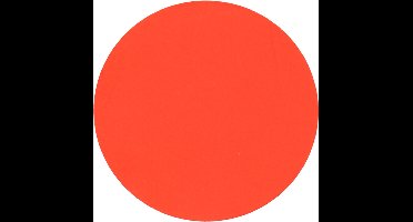 Etiket fluor rood 60 mm, 1000 stuks