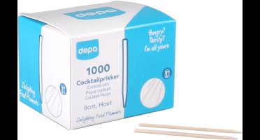 Cocktailprikker 60mm 1000st