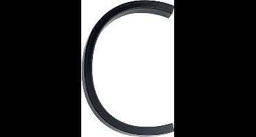 Zwevend Huisnummer Toevoeging Letter C - 125mm - zwart modern huisnummer - zwart huisnummer - huisnummer zwart