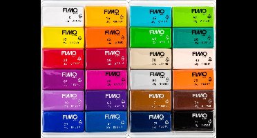 FIMO soft - ovenhardende boetseerklei - colour pack - 24 basic colours