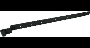 Heng - Zwart - Staal - Gebr. Bodegraven - Bochtt.b.v. duim met pen zwart, 650 mm