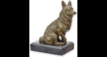 EEN BRONZEN BEELD VAN EEN VOS