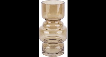 Present Time Vaas Courtly - Glas Honingbruin - Medium - 11x20cm - Scandinavisch