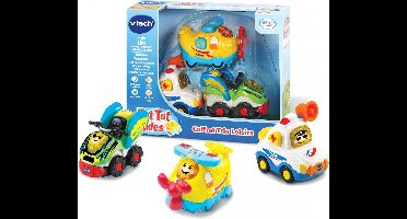 VTECH - TUT TUT BOLIDES - Trio Loisirs Box (vliegtuig + formule 1 + bus)