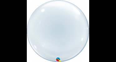 BALLON BUBBEL TRANSPARANT (51 CM) , Feestversiering, Verjaardag, Decoratie.