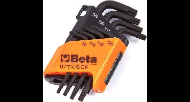 Beta 8 Delige Set Haakse Torx Sleutels 97TX/SC8 - 000970064