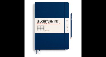 Leuchtturm1917 A4+ Master Classic Squared / Geruit Navy