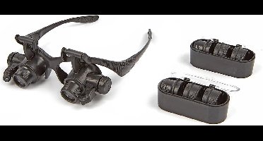 HBM Extra Sterke Loupe Bril met 4 sets Lenzen