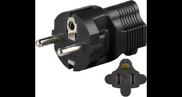 Goobay Europa reisadapter Zwart