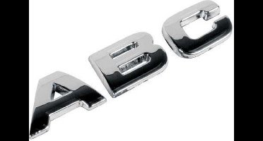 3D letter chroom - *A*