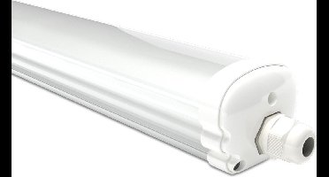 HOFTRONIC S Series - LED TL armatuur 150cm - IP65 waterdicht - 6500K Daglicht wit licht - 48W 5760 Lumen - Koppelbaar - Tri-Proof plafondverlichting