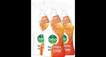 BE - Dettol Nettoyant Cuisine Power 750ml - 3 Stuks - Voordeelverpakking