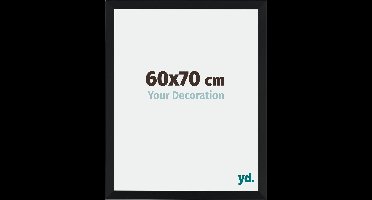 Your Decoration - Fotolijst 60x70 cm - MDF - Zwart Mat - Catania