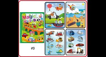 Winter Uitverkoop! 1+1 Deal Sinterklaas | Kerst Cadeau | Magisch Water Kleurboek voor Kinderen | Black Friday | Herbruikbare Water Tekening | Kleuren met Waterpen | Voertuigen