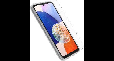 Geschikt voor OtterBox React Samsung A14 Hoesje Transparant + Screen Protector
