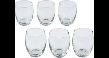 Alpina Set van 6 heldere tumblerglazen - 350 ml - elegant en veelzijdig design