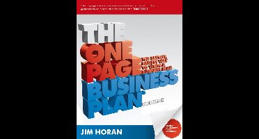 One Page Business Plan