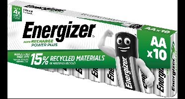 Batterij oplaadbaar energizer 10x aa