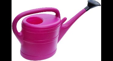 Geli Gieter - fuchsia roze - kunststof - met broeskop - 10 l - 56 x 18 x 34 cm