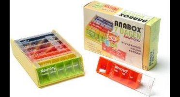 Adhome Pillendoos Kids 5 vakken per dag - 7 dagen - taal Frans