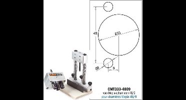 CMT - Boorkop voor kleine scharnieren - Boor - Snijgereedschappen - Multifunctionele boor - 1 Stuk(s)