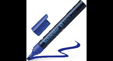 Schneider permanent marker - Maxx 233 - beitelpunt - blauw - S-123303