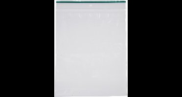 Zip Lock zakjes, afm 6x8 cm, dikte 0,05 mm, 100 stuk/ 1 doos