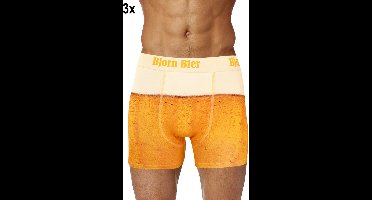 3x Bjorn Bier Boxershort mt. S